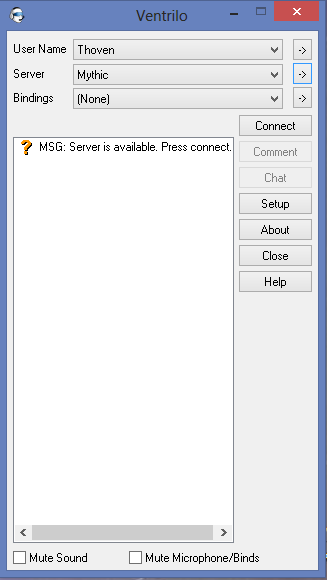 Main screen